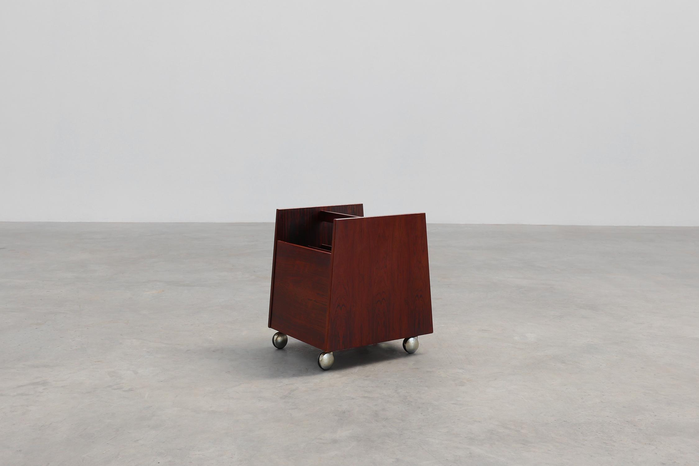 Magazine LP Caddy Rack by Rolf Hesland for Bruksbo, Norway 1970sthumbnail